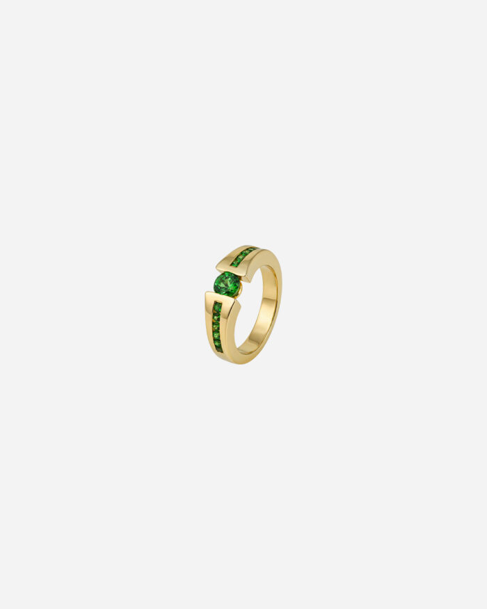 Tsavorite Garnet Ring