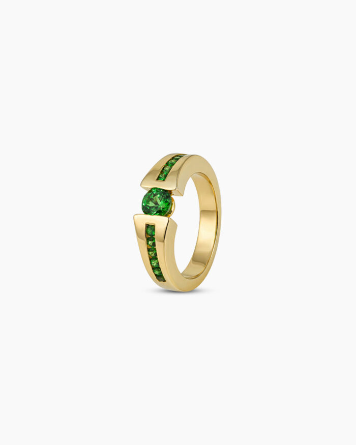 Tsavorite Garnet Ring