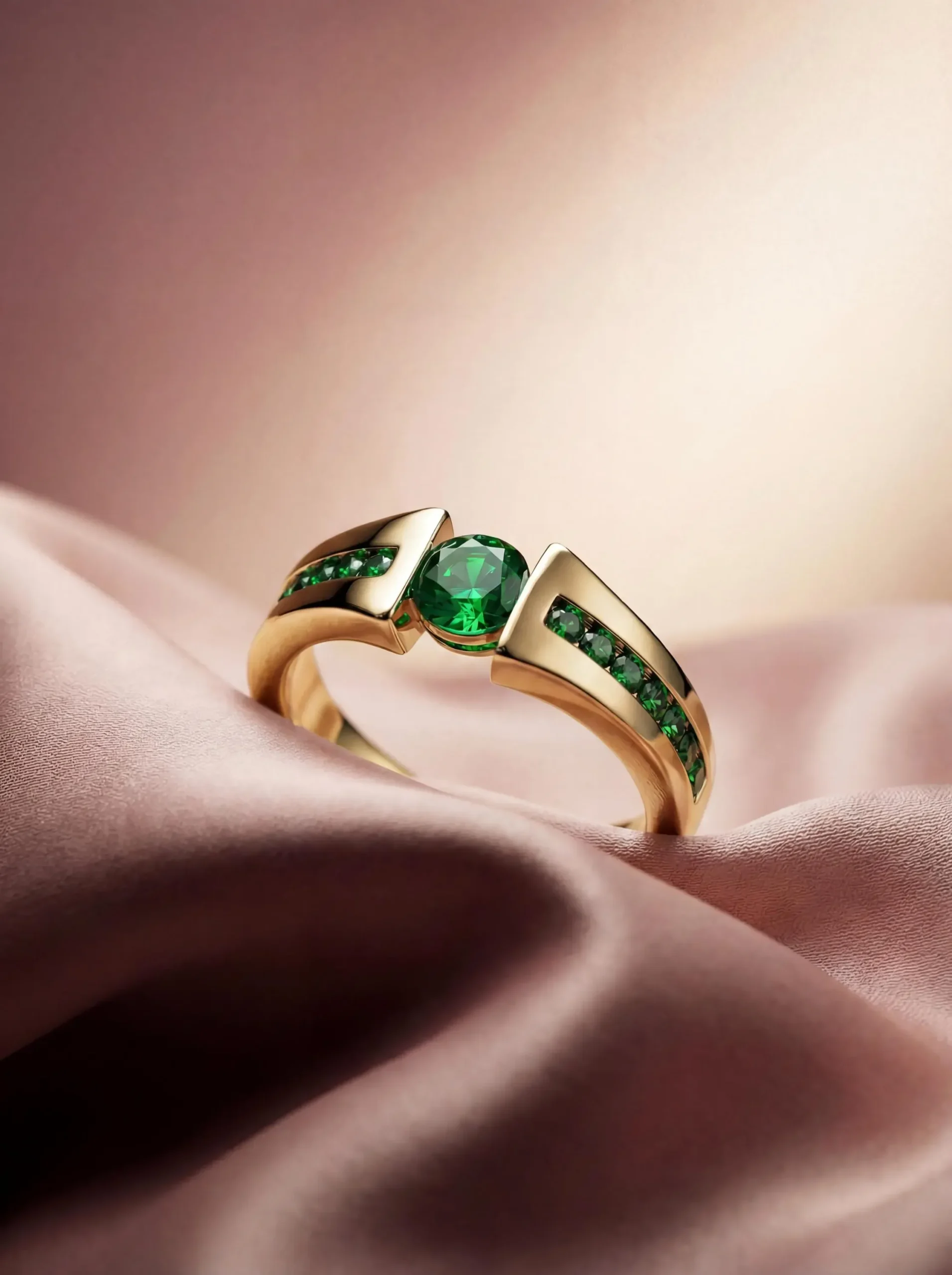 Tsavorite Garnet Ring