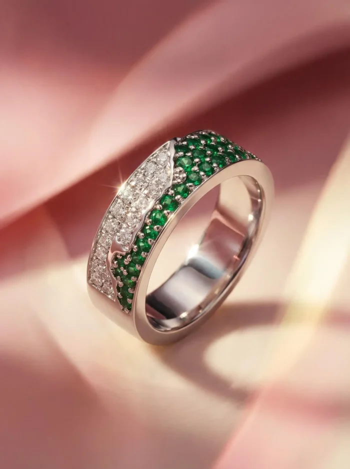 Handmade Tsavorite ring