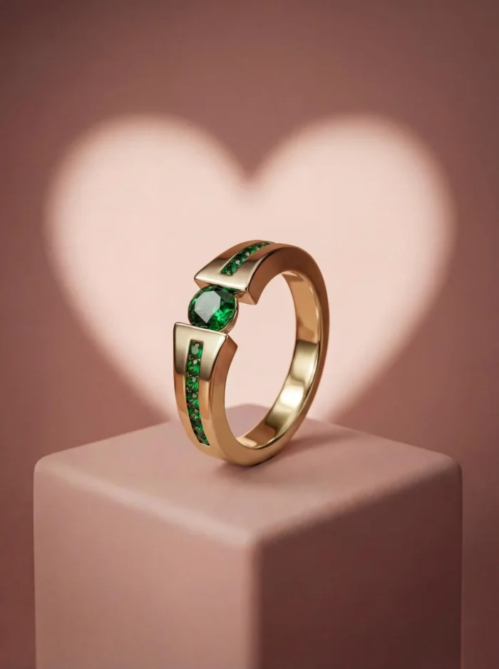 Tsavorite Garnet Ring