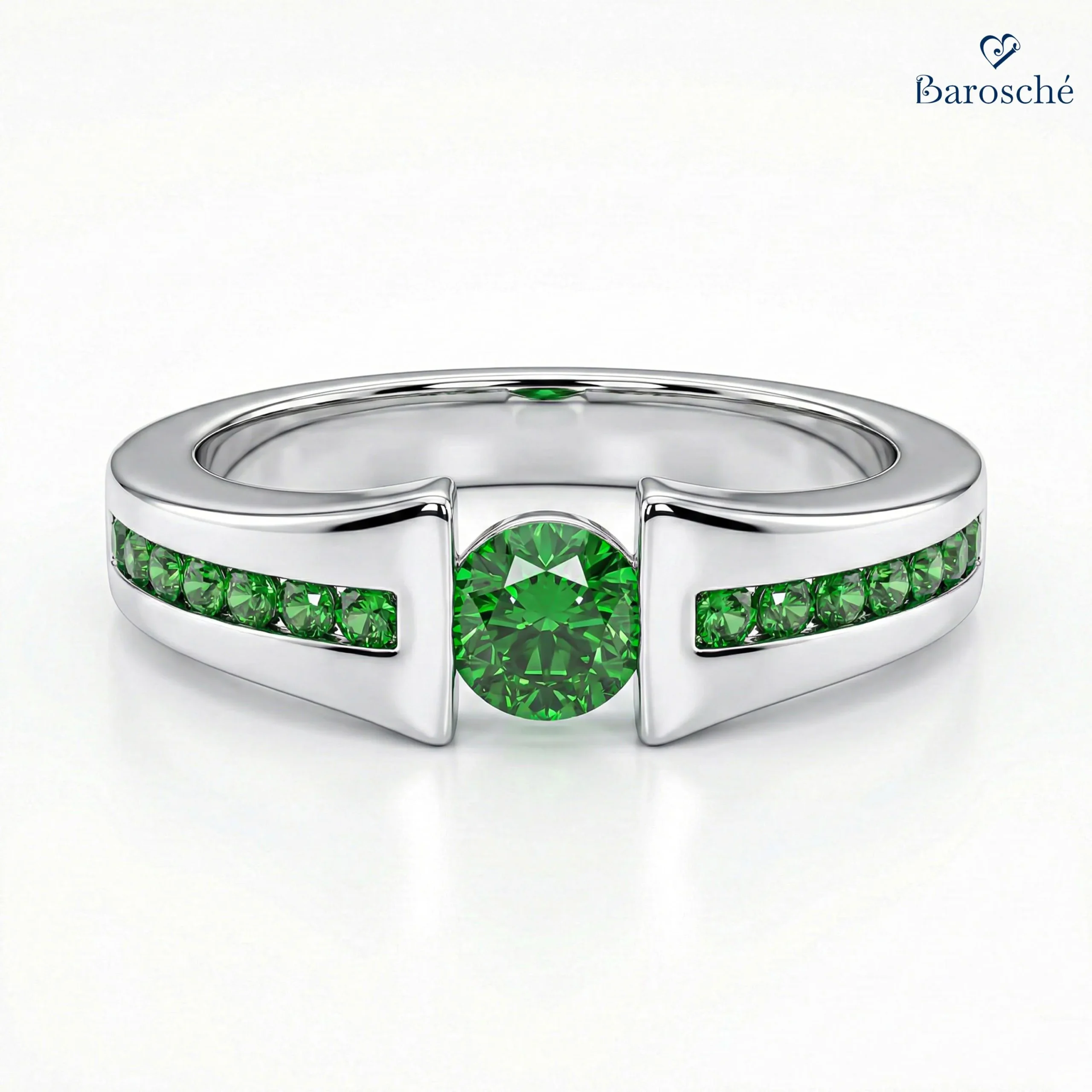 Handmade Tsavorite Garnet Ring