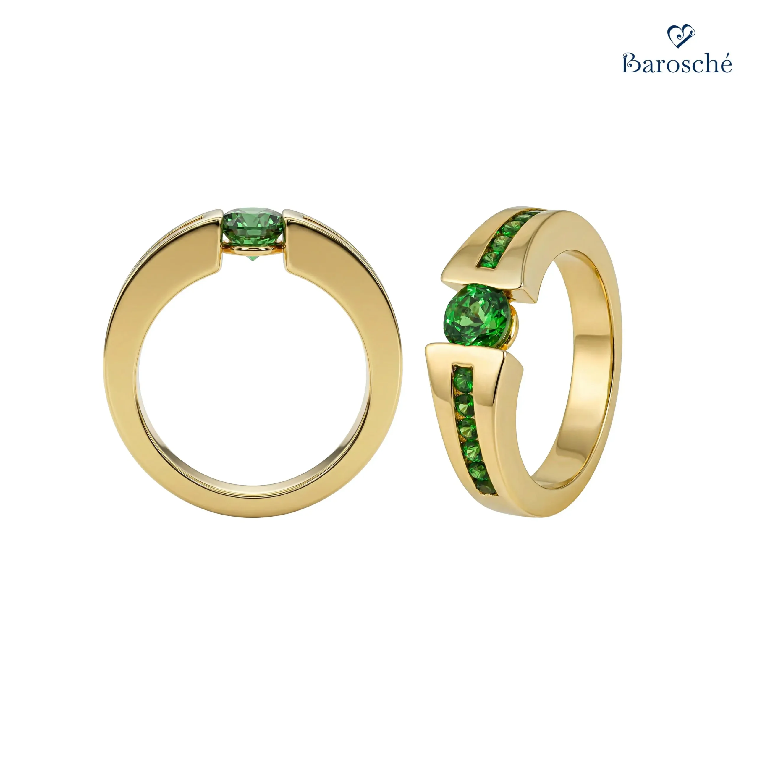 Tsavorite Garnet Ring