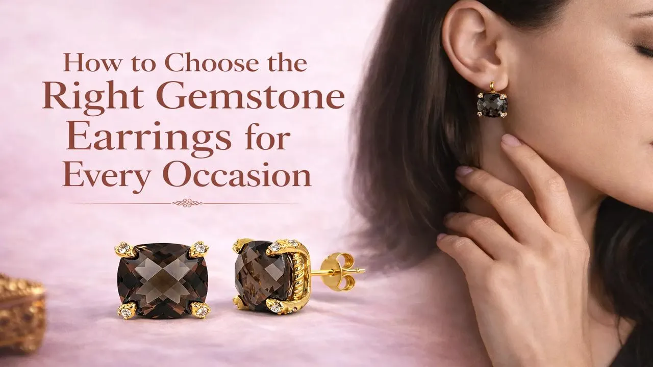 How to Choose The Right Gemstone Earrings for Every Occassion